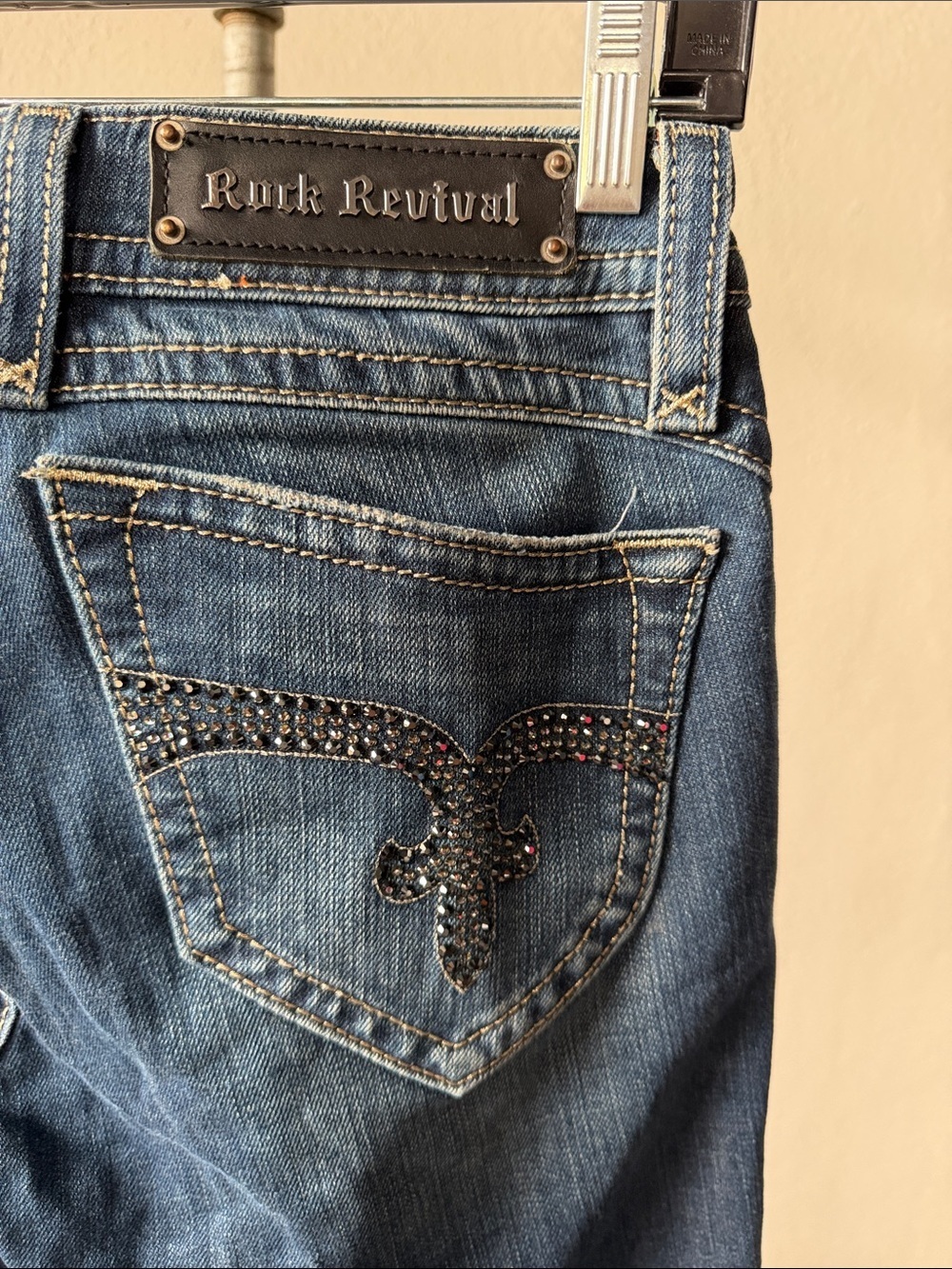 Rock Revival Pat Straight Jeans Size 28